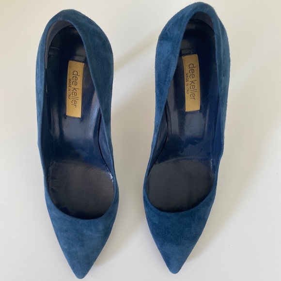 DEE KELLER Turquoise Parker Heels - Picture 3 of 10